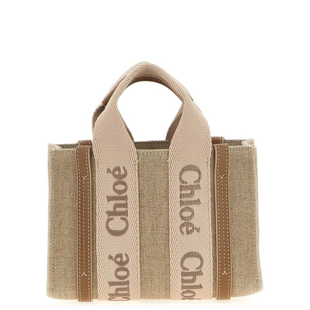 Chloé Multicolor Linen Women's Handbag